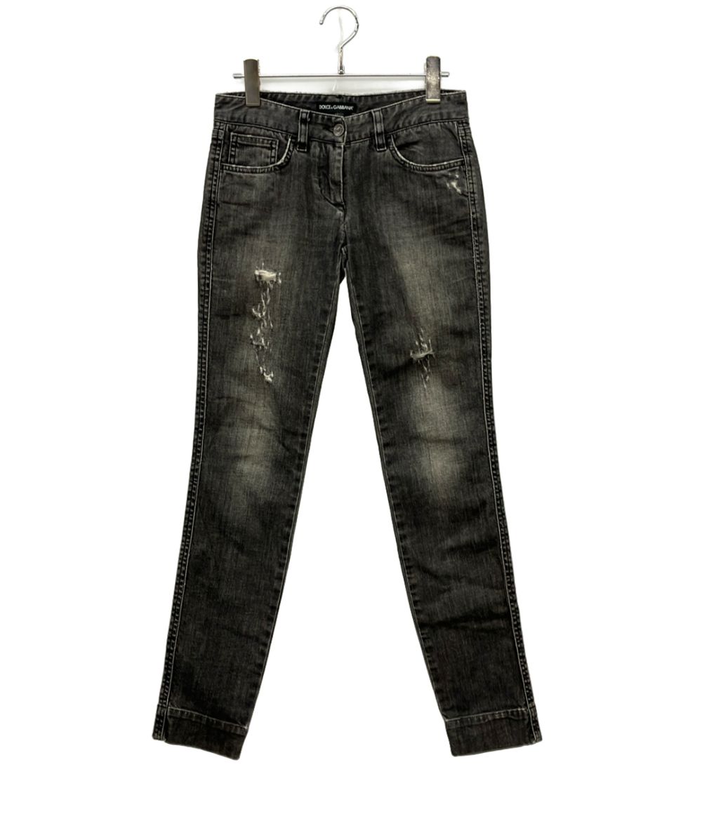 ドルチェアンドガッバーナ ダメージデニムパンツ レディース SIZE 36 (S) DOLCE & GABBANA