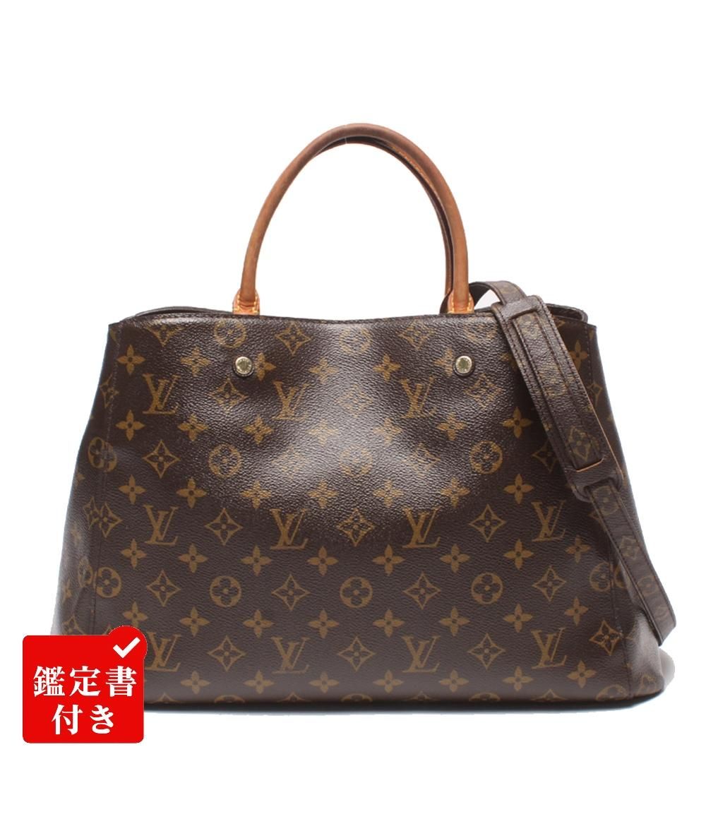 ルイ・ヴィトン 2WAYハンドバッグ ショルダーバッグ 斜め掛け モンテーニュGM モノグラム M41607 レディース LOUIS VUITTON