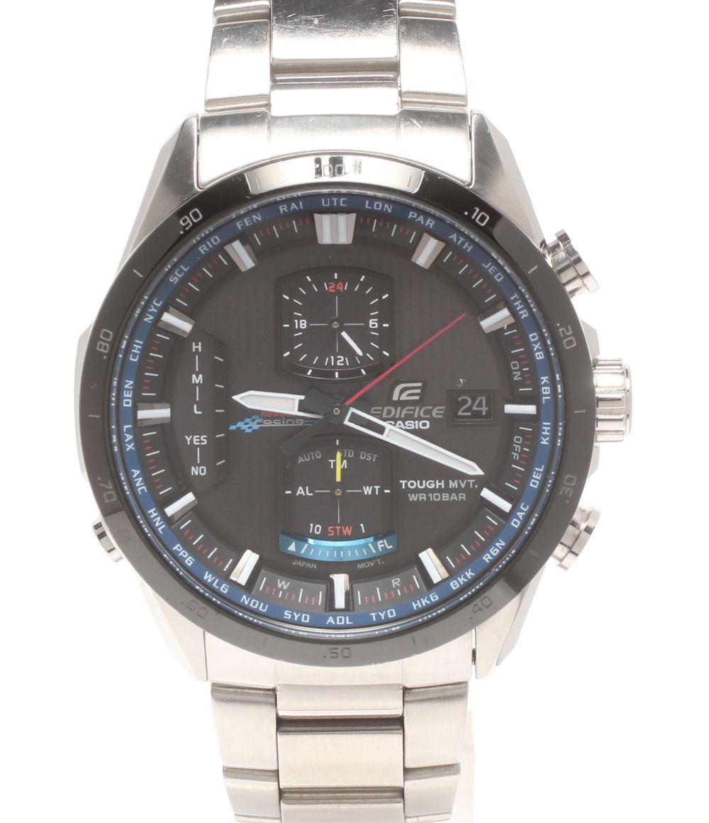 カシオ 腕時計 レッドブルレーシング 電波ソーラー エディフィス EDIFICE EQW-A1100RB ソーラー ブラック メンズ CASIO
