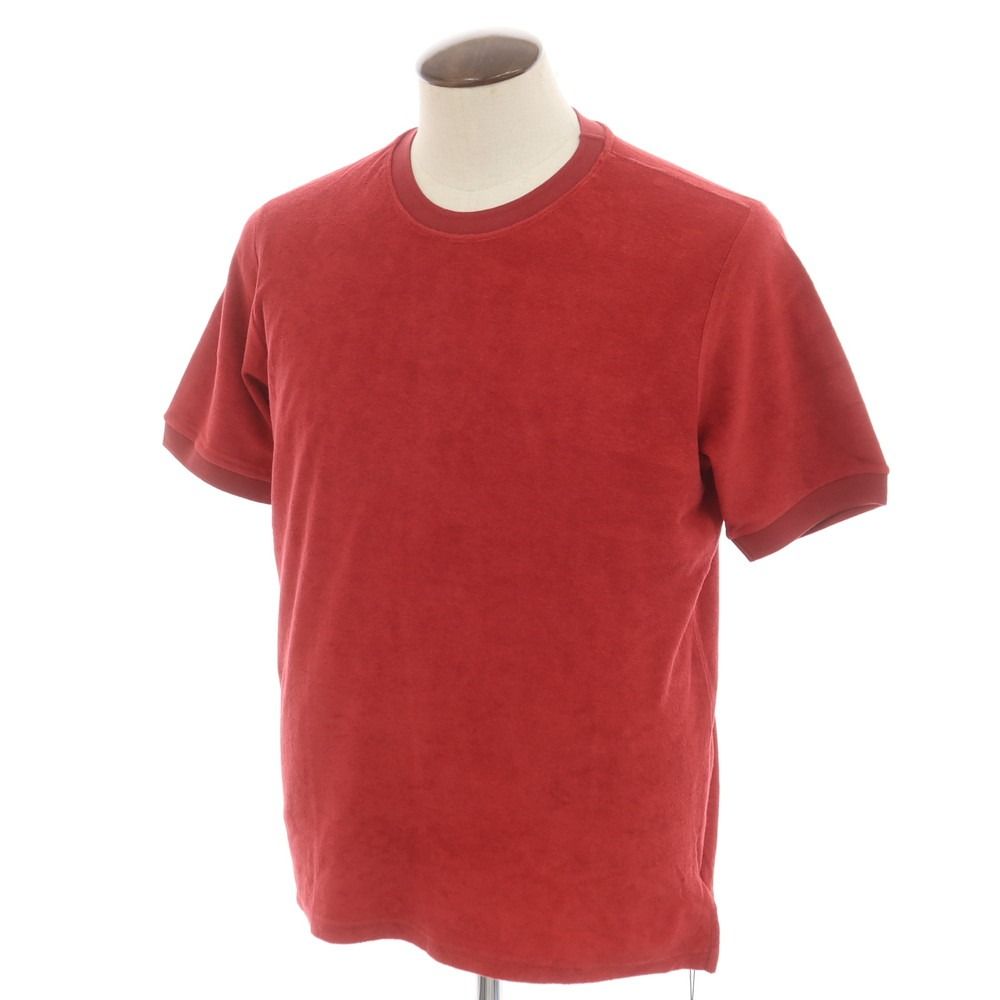 【新品】ザノーネ ZANONE コットン パイル クルーネック 半袖Ｔシャツ レッド【サイズ50】【メンズ】