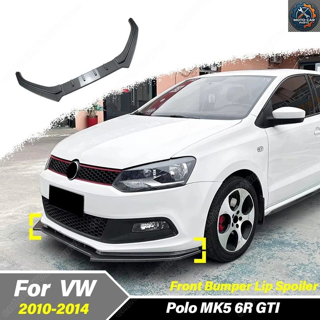 フォルクスワーゲン ポロ MK5 6R GTI 2010 - 14 モバイル フロント バンパー スポイラー ボード スプリッター デコレーション