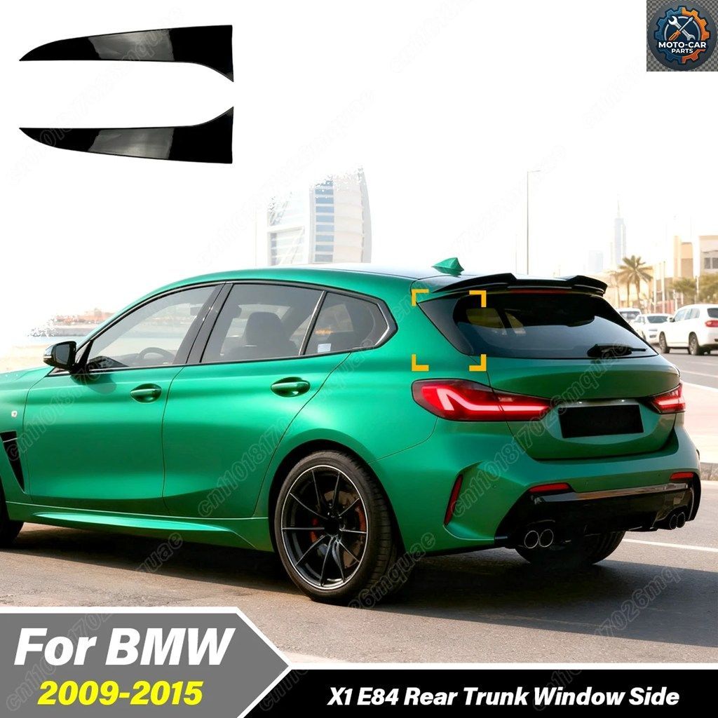 BMW X1 E84 2009 - 15 モバイルリアウィンドウサイドスプリッターウィンドナイフ改造装飾キット
