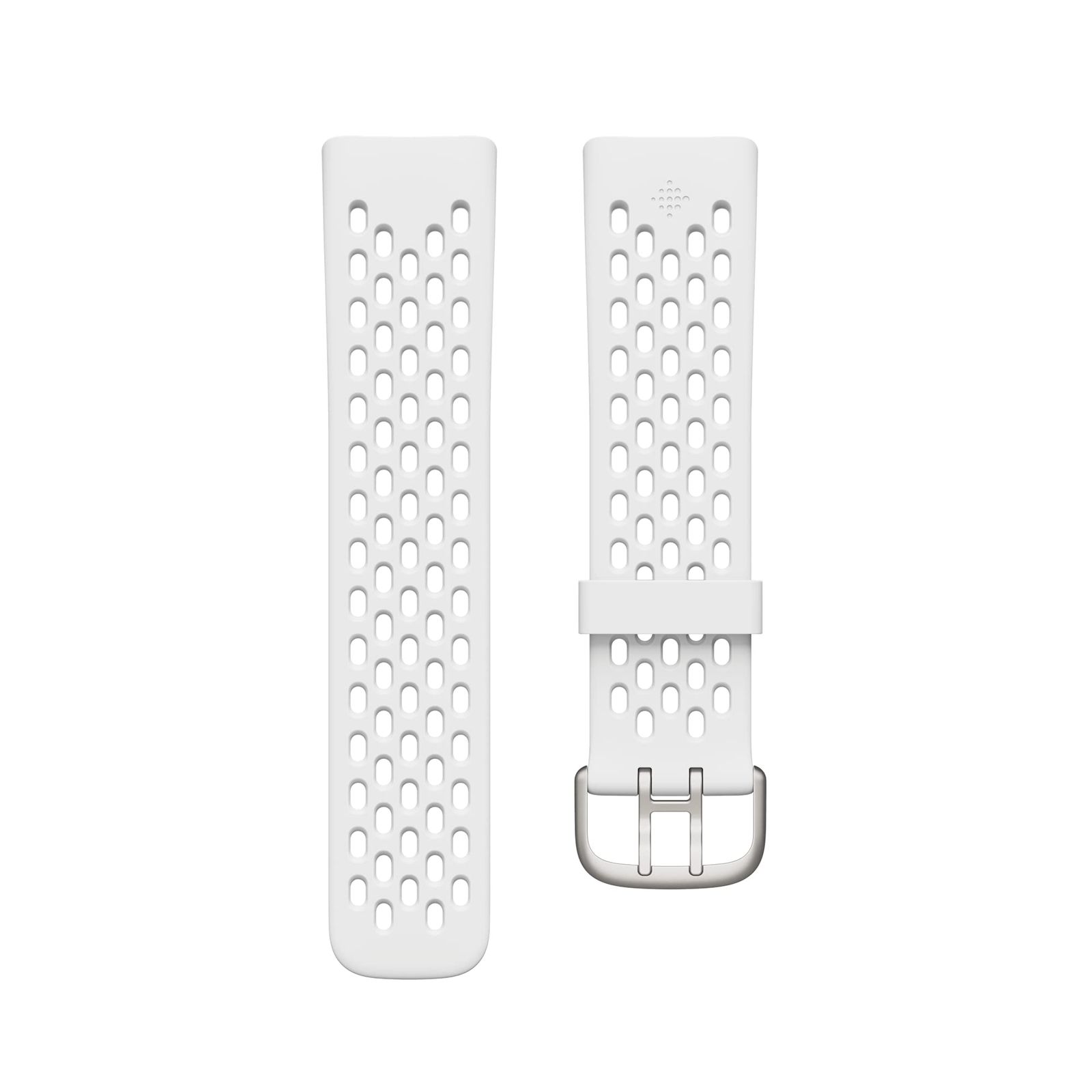 新品 Fitbit Charge 6 & Charge 5 用 純正 アクセサリー スポーツベルト フロストホワイト Lサイズ