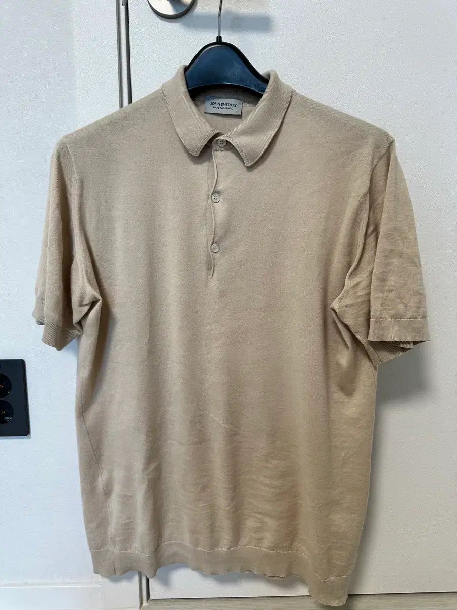ジョン スメドレー ニット POLO_ベージュ 19,269円