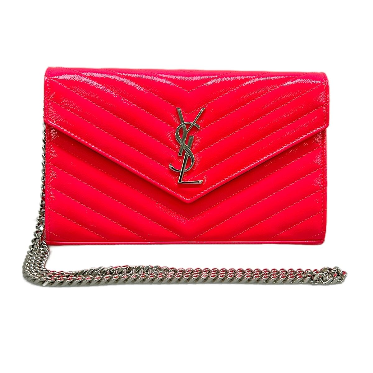 SAINT LAURENT PARIS(サンローランパリ) 財布美品 モノグラム チェーン 