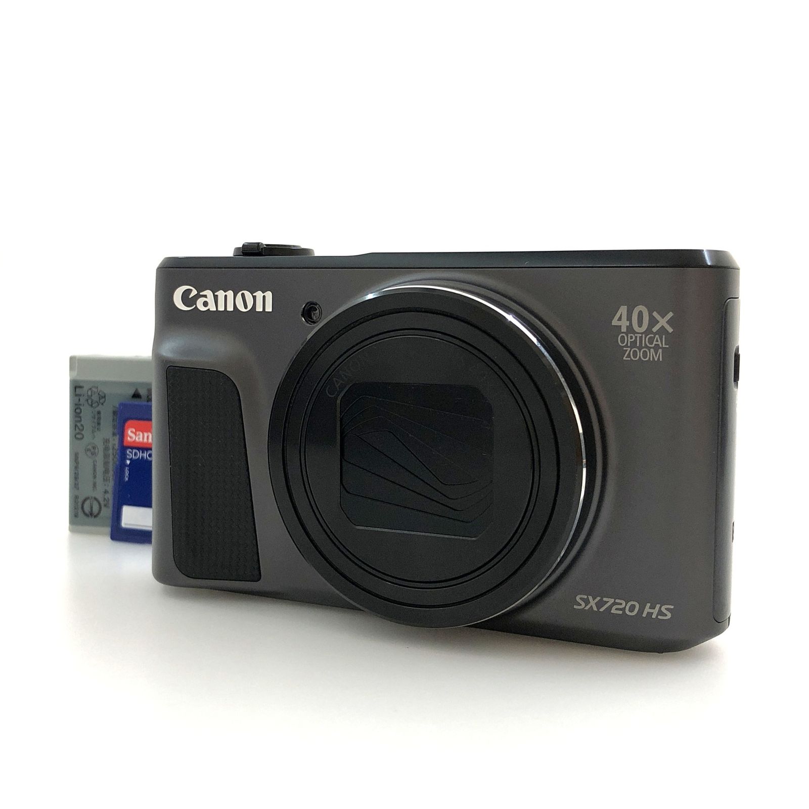 【キヤノン】Canon PowerShot SX720 HS ブラック + SDカード #S664