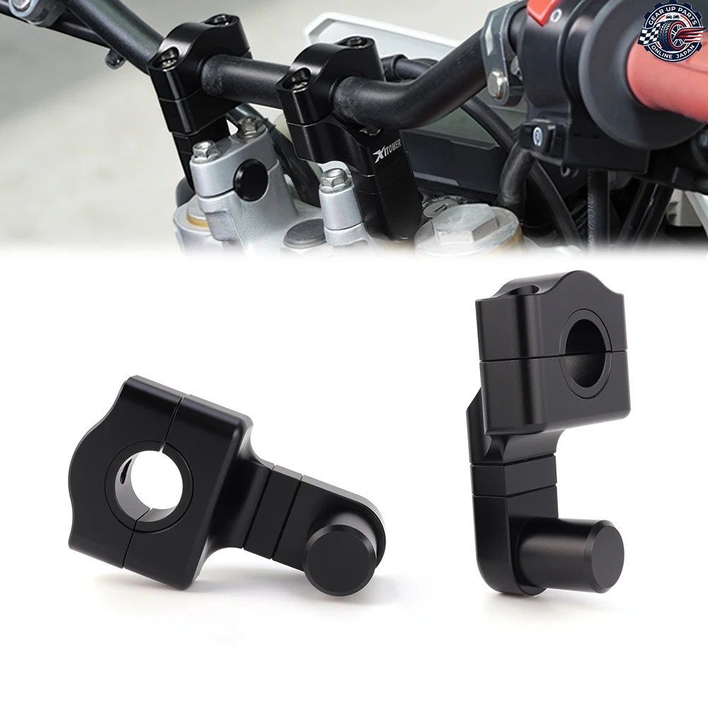 22mm モーターサイクルハンドルバーライザー 回転式 トライアンフ トロフィー 900 スピードトリプル 750 900 ストリートトリプル 675 ボン