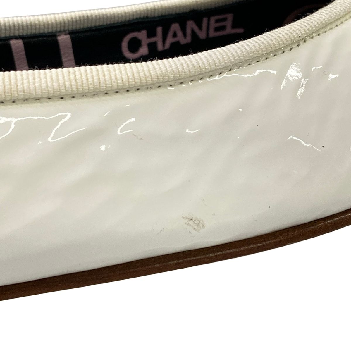 CHANEL(シャネル) フラットシューズ 36C - G02819 白 ココマーク