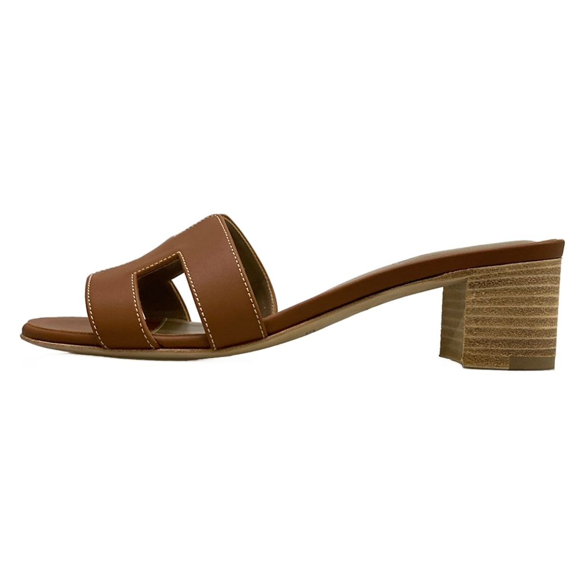 HERMES(エルメス) ミュール レディース美品 オアジス H071002Z ゴールド 80,410円