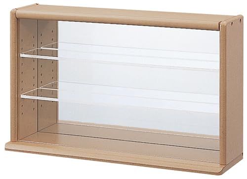 ナカバヤシ NEWコレクションケース/ミニワイド 透明アクリル棚板タイプ ブラウン CCM-N002St 9cb54041