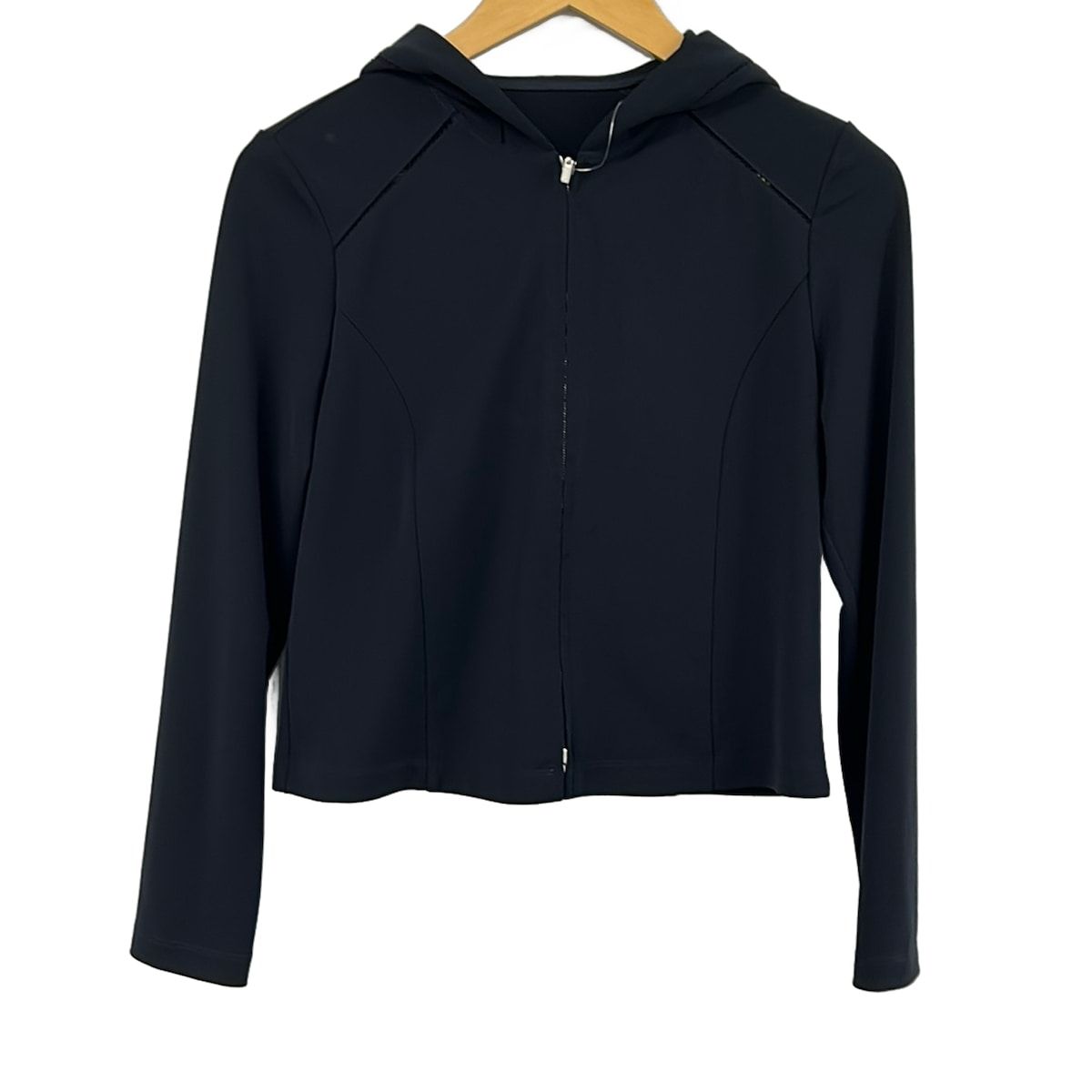 FOXEY NEW YORK(フォクシーニューヨーク) パーカー サイズ38 M レディース美品 - 42831 ダークネイビー 長袖