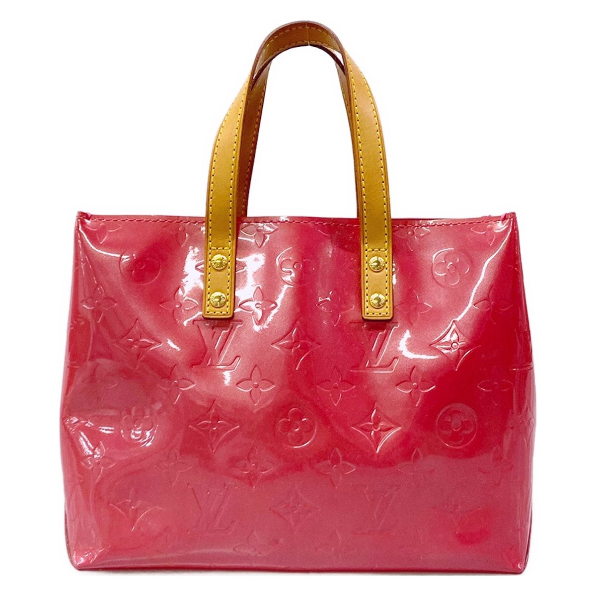 LOUIS VUITTON(ルイヴィトン) ハンドバッグ モノグラムヴェルニ リードPM M9132F フランボワーズ レザー