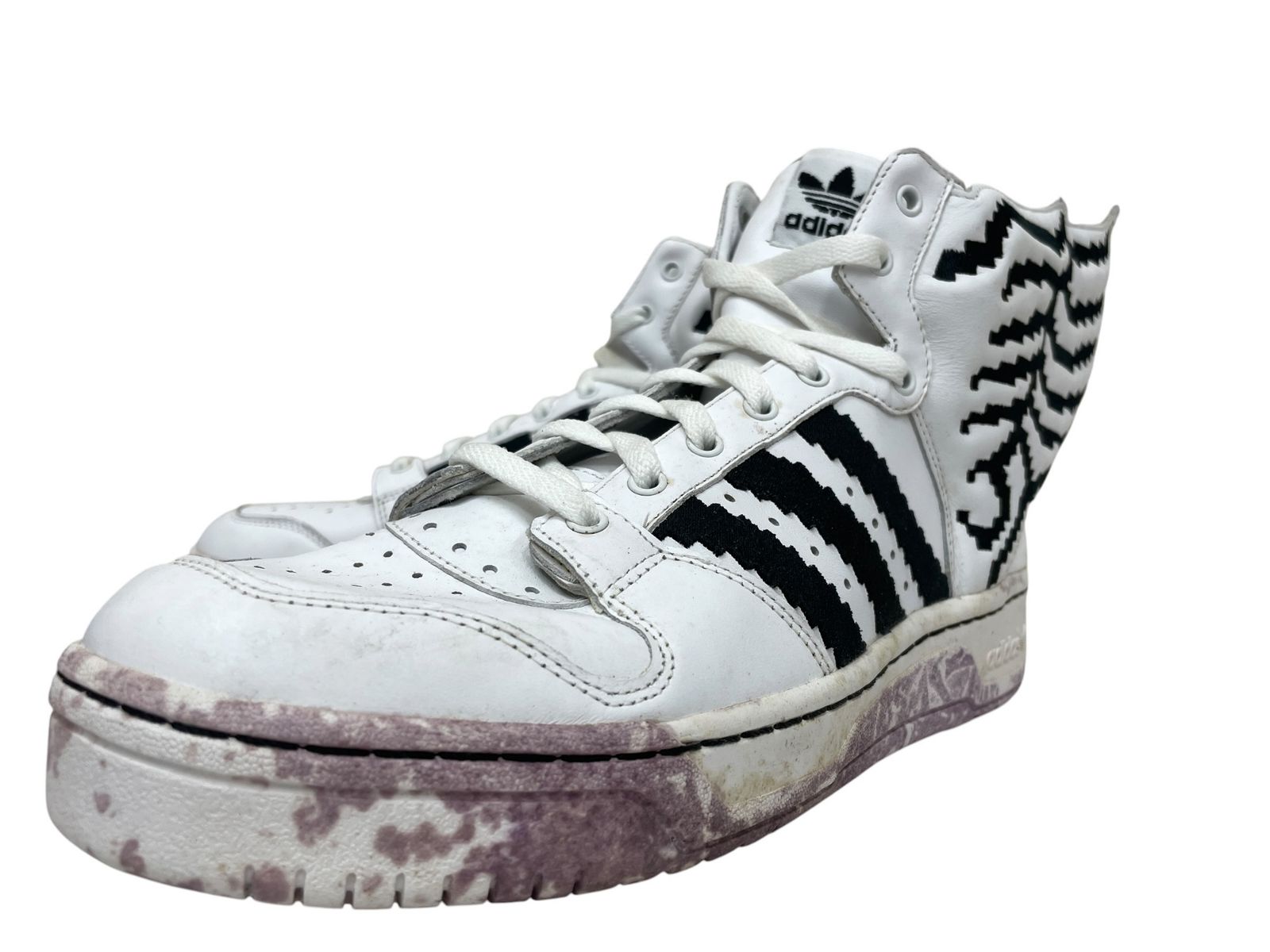 adidas Originals (アディダスオリジナルス) ×JEREMY SCOTT (ジェレミースコット) JS WINGS 2.0 PIXELS ウィングス 2.0 ピクセル スニーカー G95769 28.5cm US10.5 白黒 メンズ/028