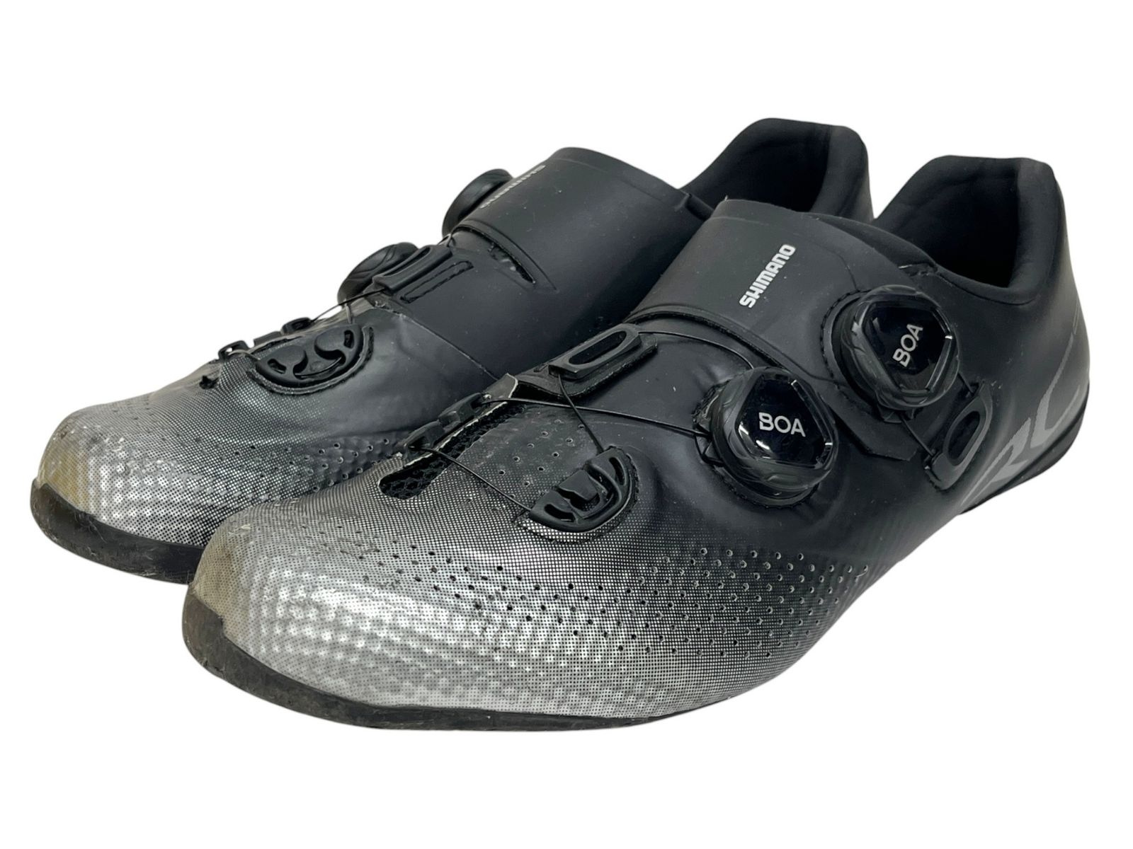 SHIMANO (シマノ) RC7 ロードバイク用シューズ ビンディングシューズ スポーツ SHRC702M 26.5cm US8.5 ブラック メンズ/028