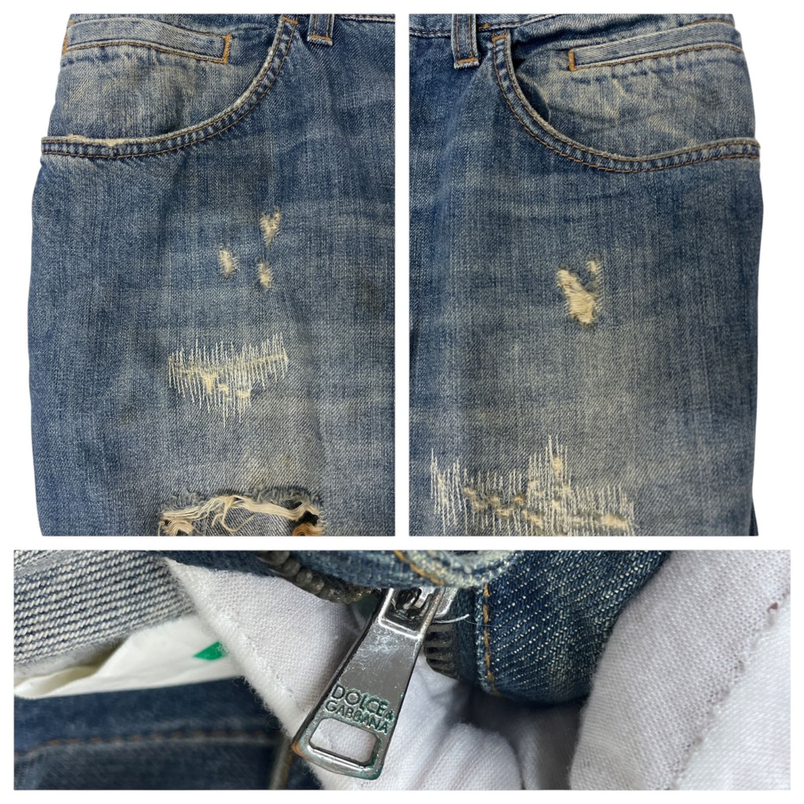 DOLCE&GABBANA (ドルチェアンドガッバーナ) イタリア製 デニムパンツ