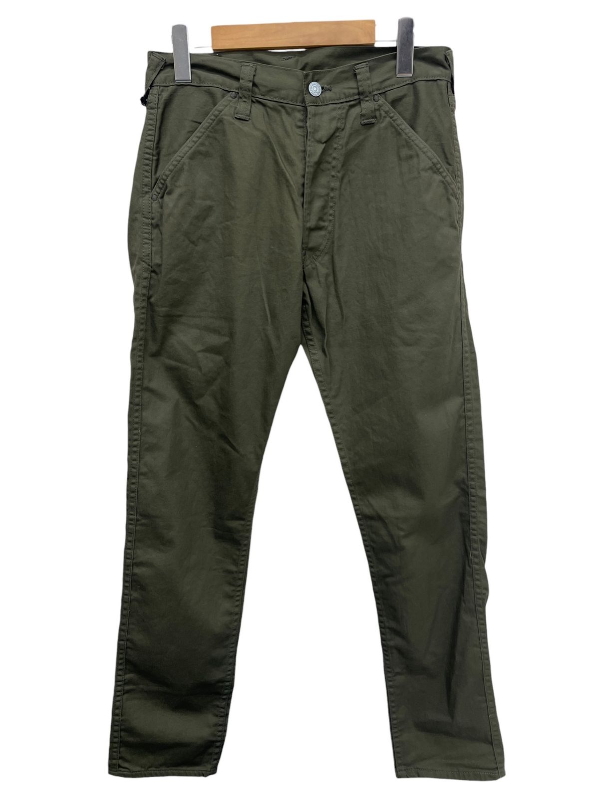 EVISU (エヴィス) LOT.5500 ワークパンツ ボトム 32 カーキ メンズ/028