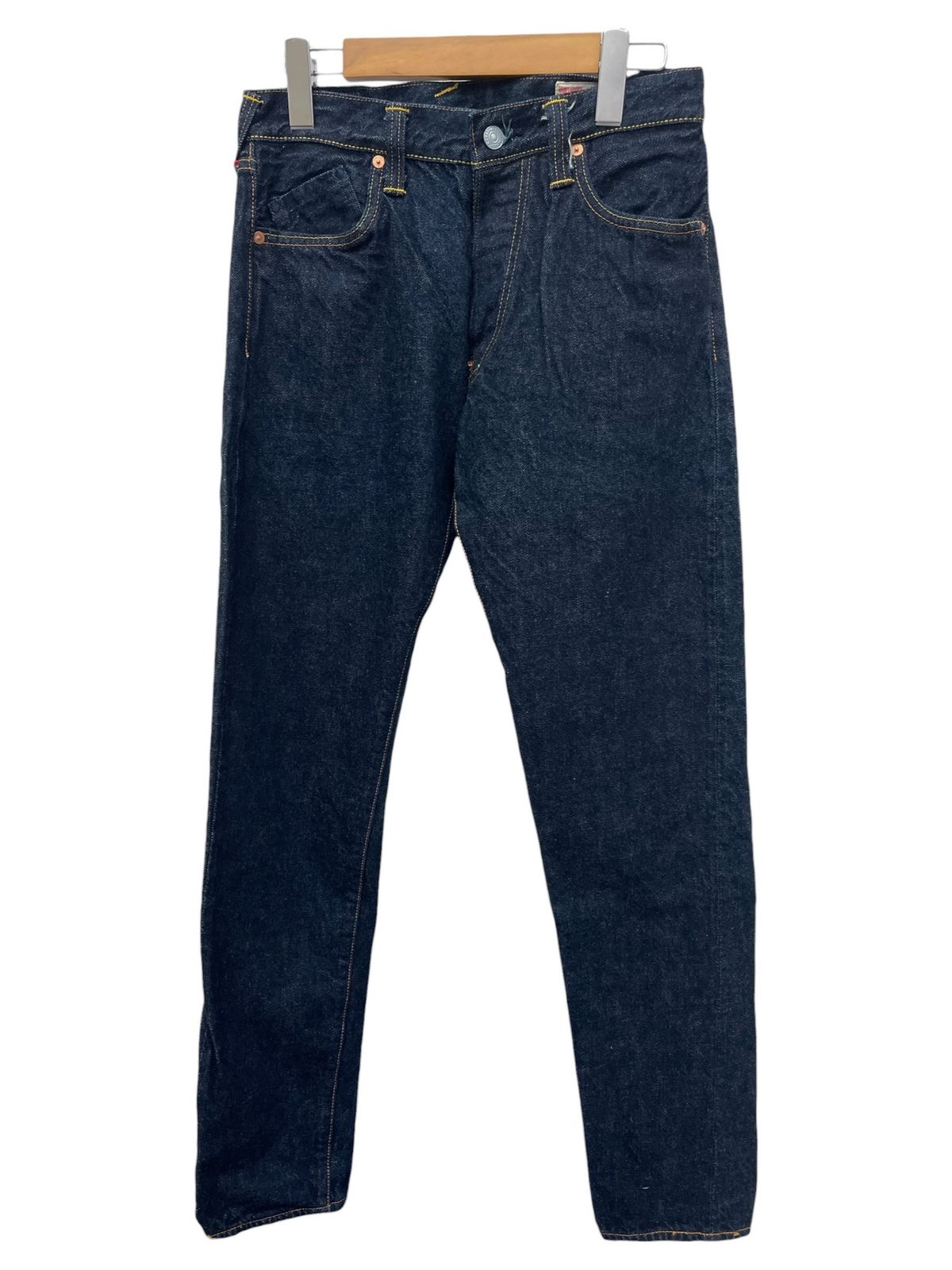EVISU (エヴィス) NO.1 SPECIAL セルビッチデニム ジーンズ Gパン オレンジステッチ LOT.2000T 33×32 インディゴ メンズ/028