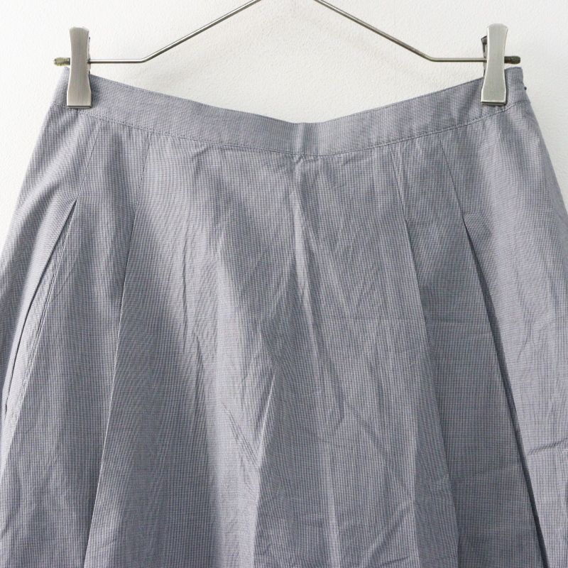 Archive MARGARET HOWELL cotton 2tack flared skirt gray 1