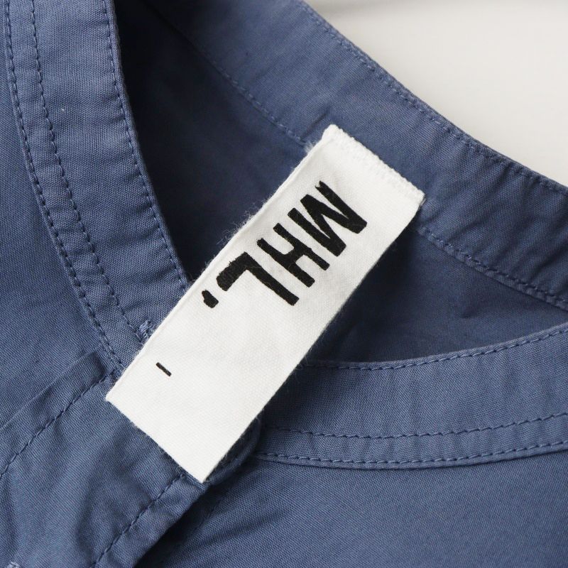 MHL MARGARET HOWELL マーガレットハウエル GARMENT DYE BASIC POPLIN