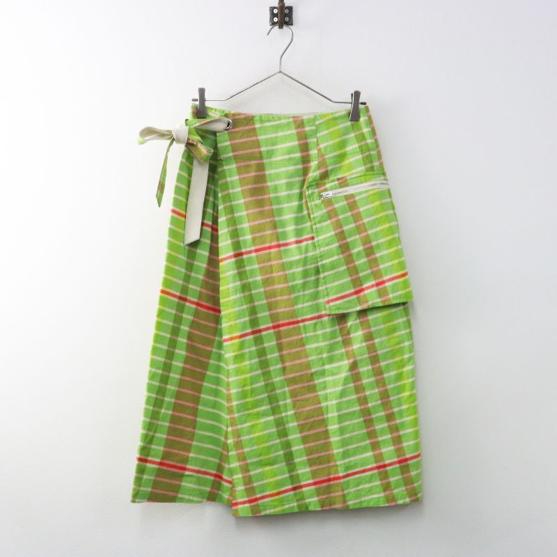 美品 パラスパレス Pal'las Palace 夏格子 ポケット付き ラップ