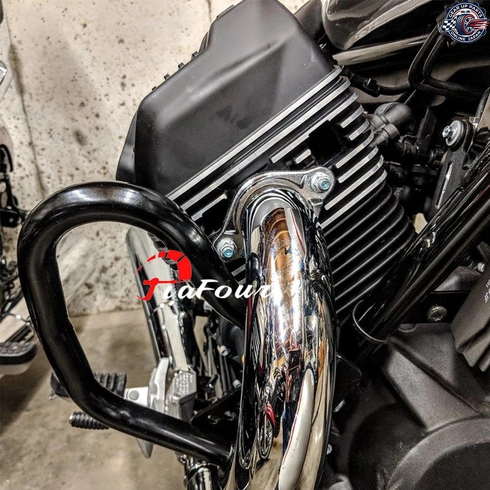 オートバイ用バンパークラッシュバー V7 ストーンスペシャル 17-24 V9 ローマー V9 16-24 フロントロワーフレームプロテクターチューブガー