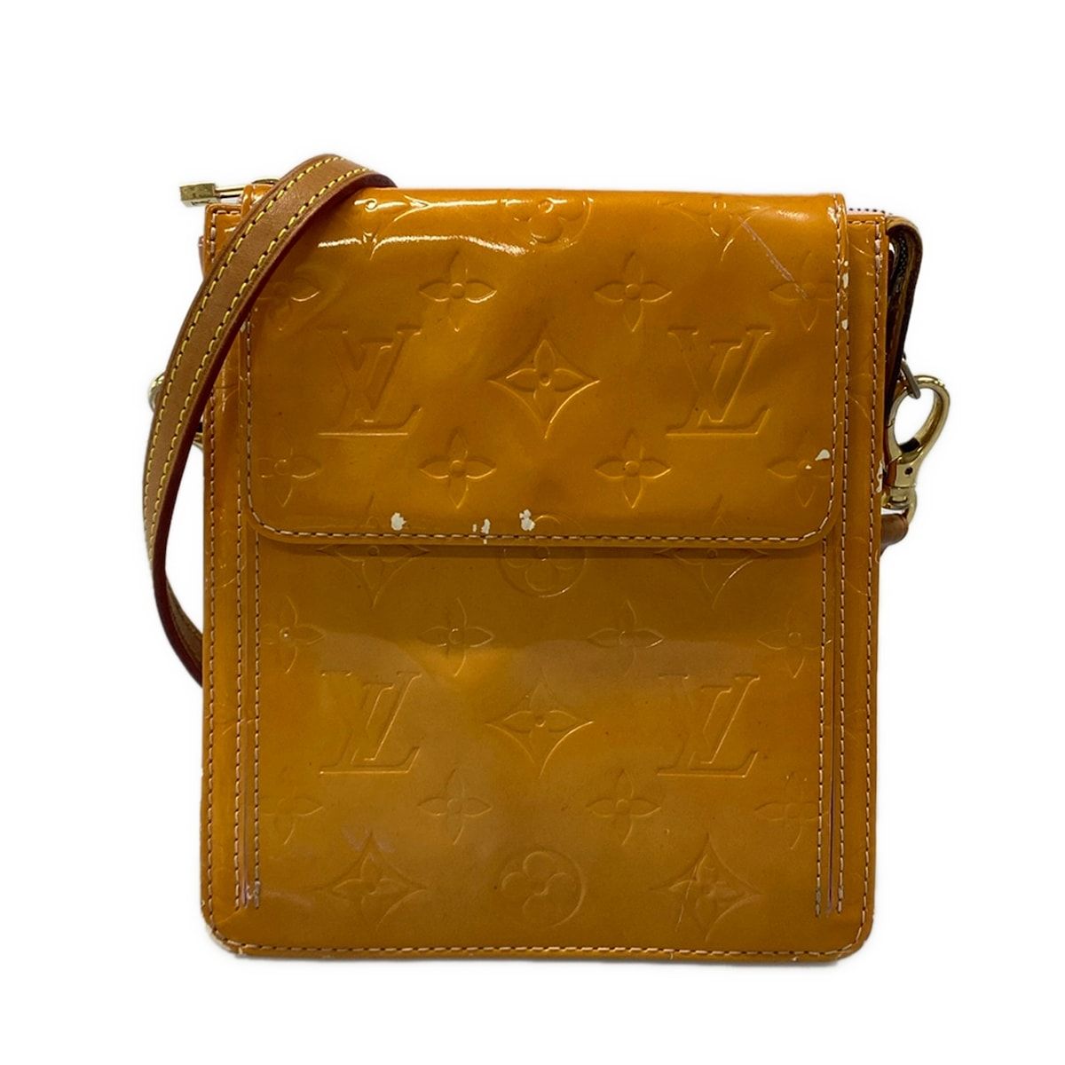 LOUIS VUITTON(ルイヴィトン) ショルダーバッグ モノグラムヴェルニ モット M91034 ローズ レザー