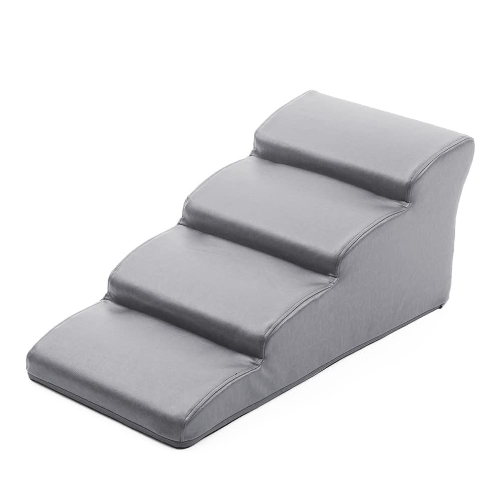セルタン(Cellutane) ドッグステップ4段 ヴィンテージグレー ミニチュアダックスフンドモデル PVC A387a-a-695GRY