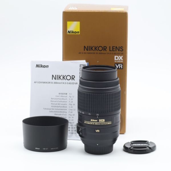 【新品級】Nikon ニコン AF-S DX NIKKOR 55-300mm F4.5-5.6G ED VR