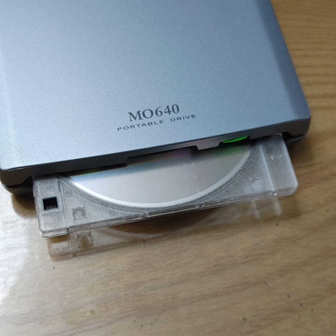 美品 I-O DATA ポータブルMOドライブ MOP2-U640P - メルカリ