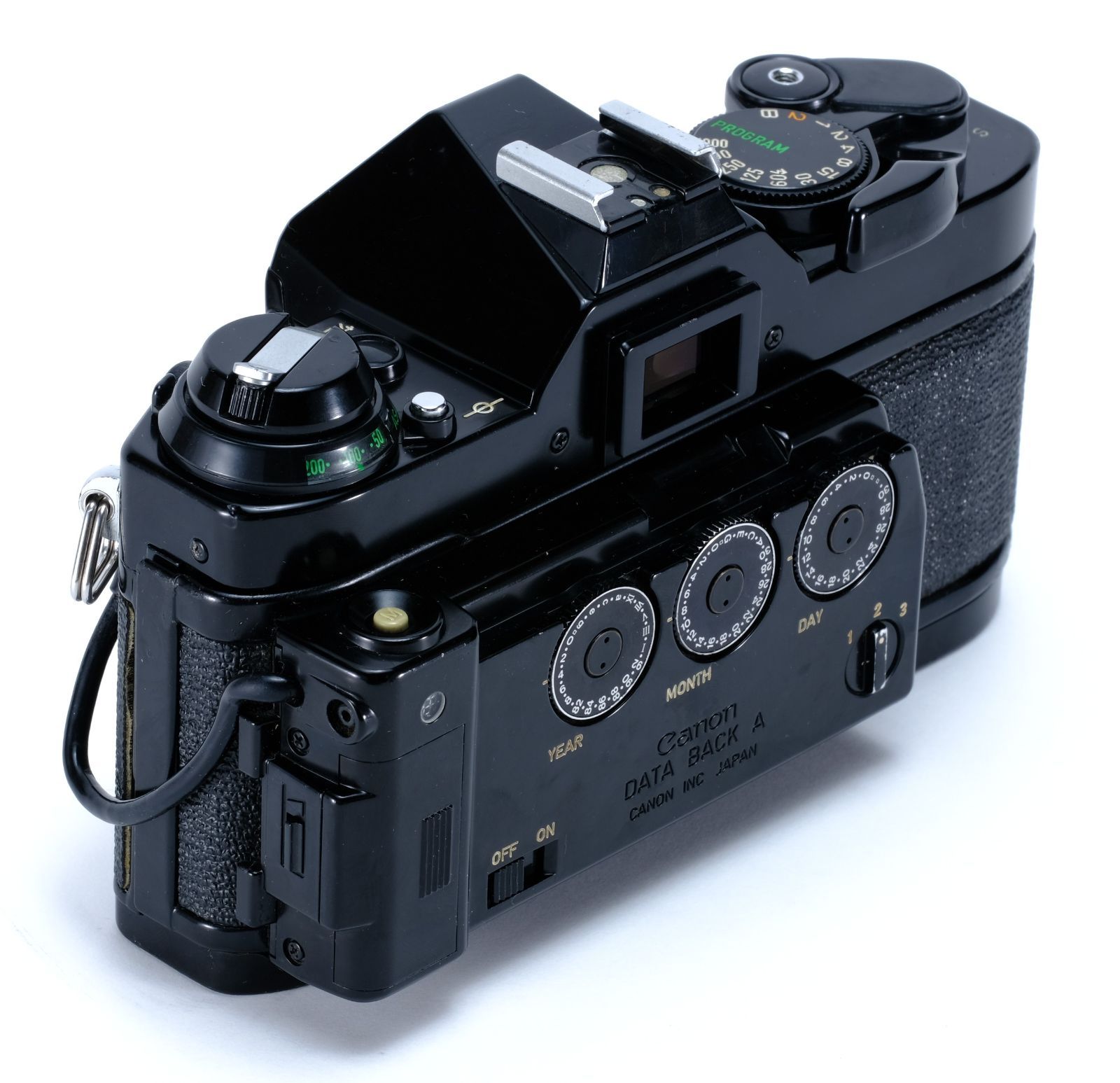 【動作確認済】 Canon AE-1 G0313-164-5v 外観良品】Canon キャノン AE-1 Program ボディ + Data Back A #0163h