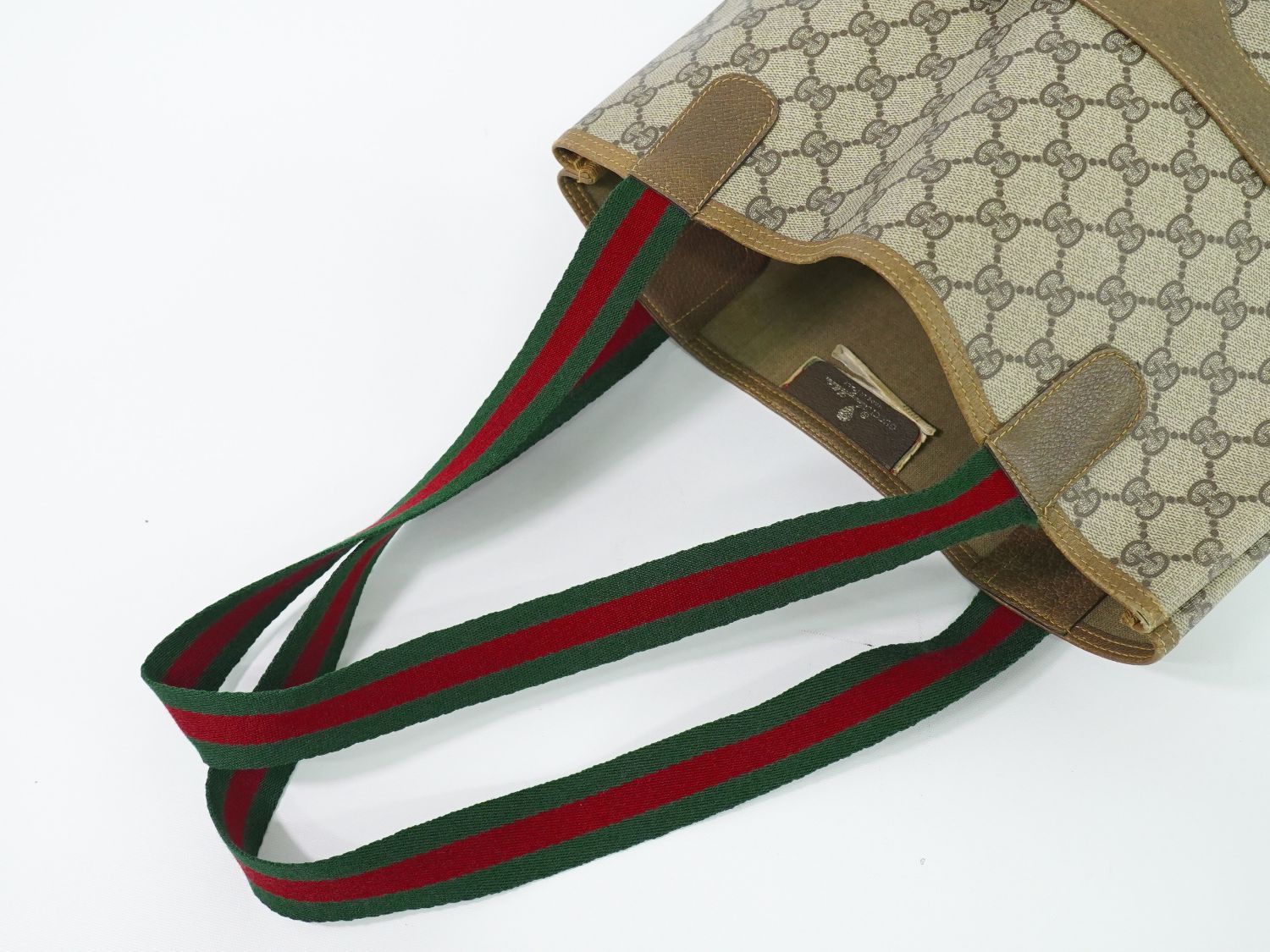 本物 グッチ GUCCI オールドグッチ シェリーライン GGスプリーム