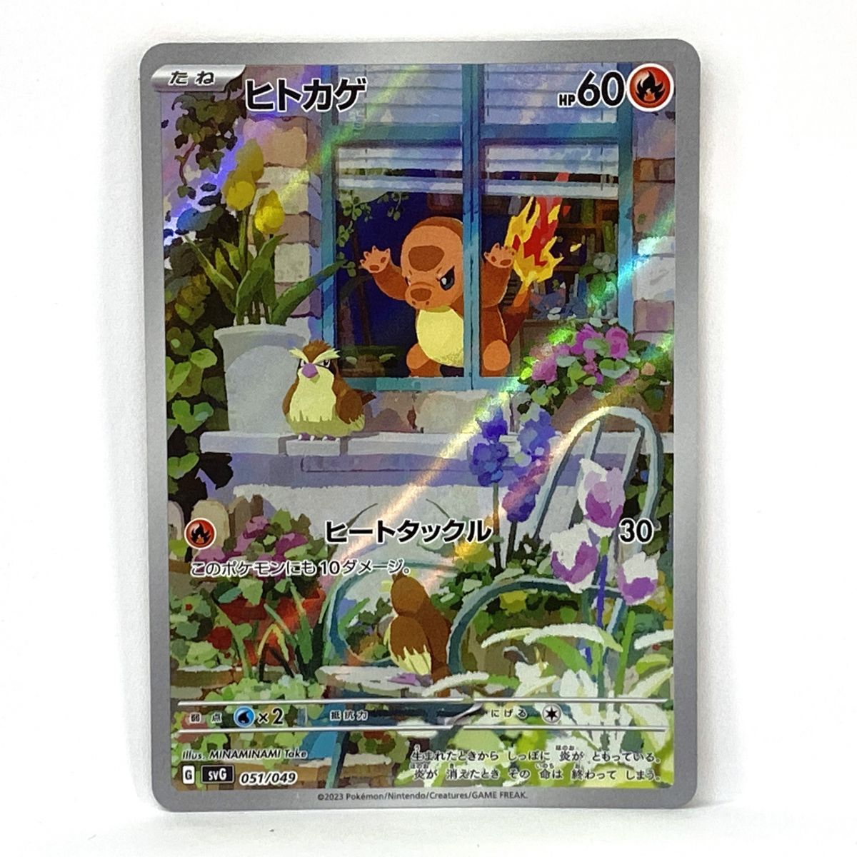 ポケモンカード ヒトカゲ svG 051/049 ポケモンカード ヒトカゲ SVG 051/049 AR仕様 ※中古 - メルカリ