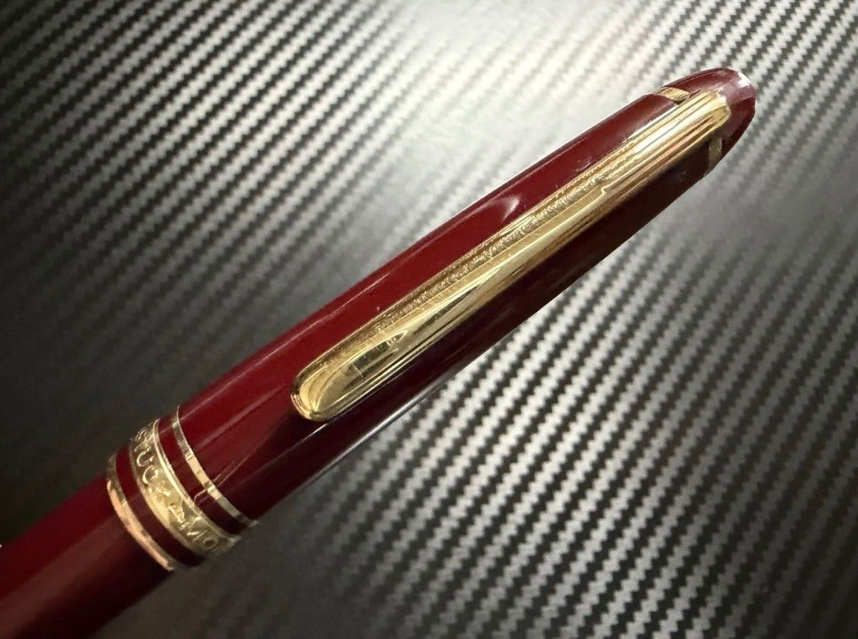 モンブラン マイスターシュテュック144 ボルドー 14K 万年筆 M字