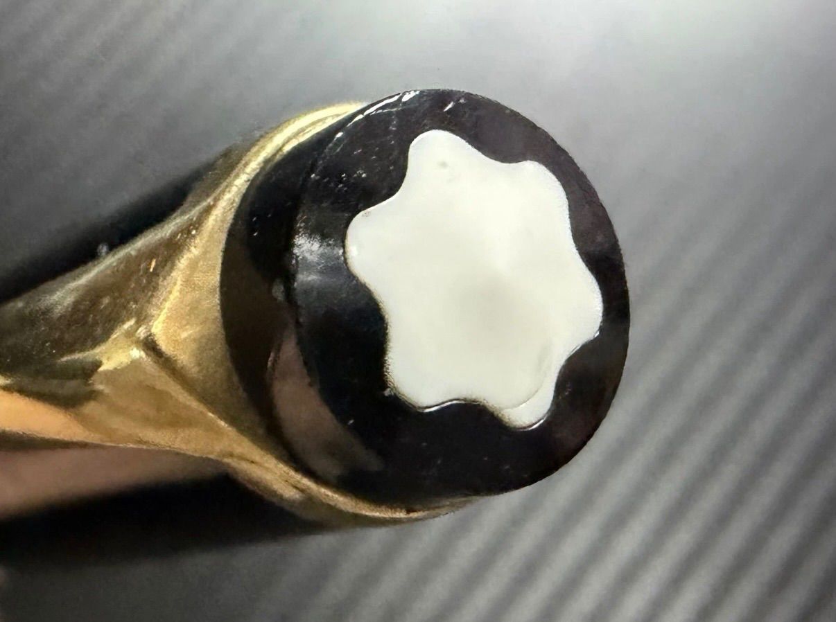 美品 モンブラン montblanc 吸入式 No.22 F 細字 万年筆 ブラック