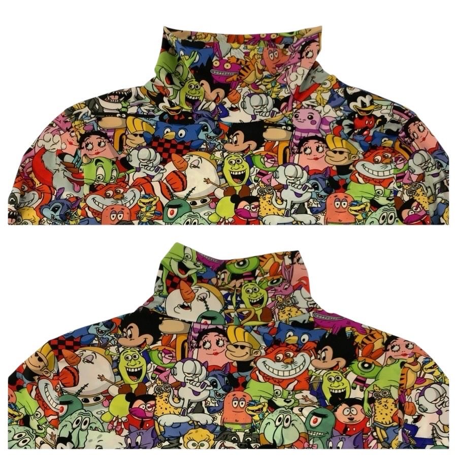 美品 VETEMENTS ヴェトモン カートゥーンプリント サイズXS マルチ