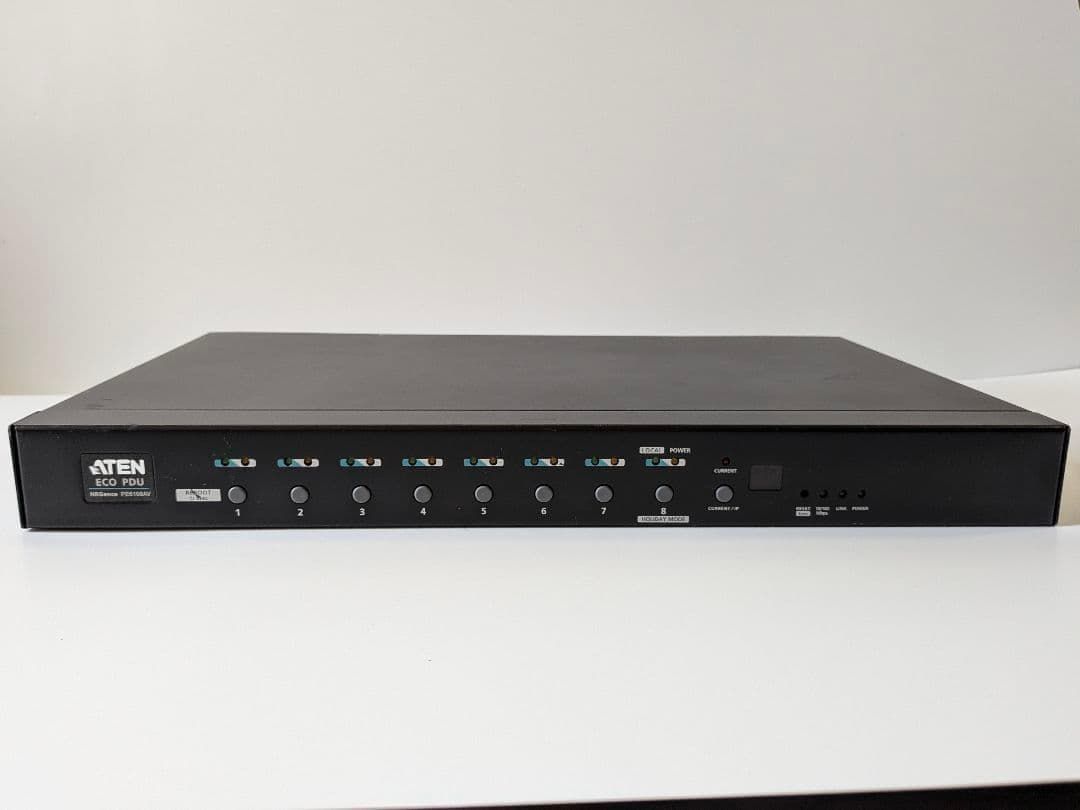 【動作確認済】ATEN PE6108AV 8ポート eco PDU 電源管理ユニット インテリジェント電源タップ 遠隔リモート制御 1Uラックマウント対応 サーバーラック・音響機材の電源監視に エーテン 40,950円