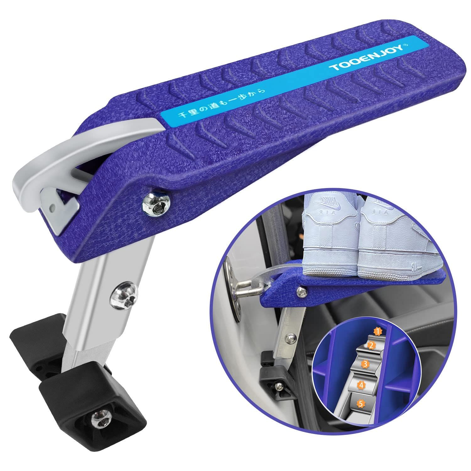 ★新品★【TOOENJOY 全3カラー】ドアステップ 車用サイドステップ 車のドアサイドペダル 車用ドアペダル カー用品 多機能 折りたたみ式 取り付け簡単 車用ドアステップ 洗車補助 SUV、Jeep、RVS、軽トラックなどに適用 最大荷重 957902b3