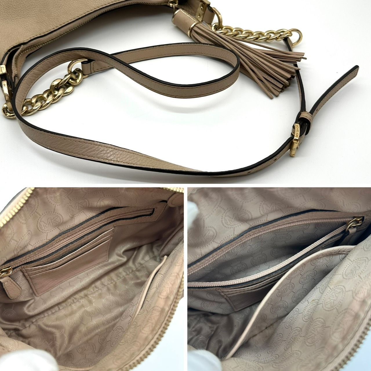 B5719】 MICHAEL KORS マイケルコース ショルダーバッグ レザー 