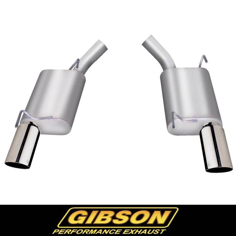 Gibson フォード マスタング GT 4.6L シェルビー GT500 5.4L 2005~2010年 エキゾースト マフラー T409ステンレス T304ポリッシュチップ　アクセルバック アメリカ製 ギブソン 619001