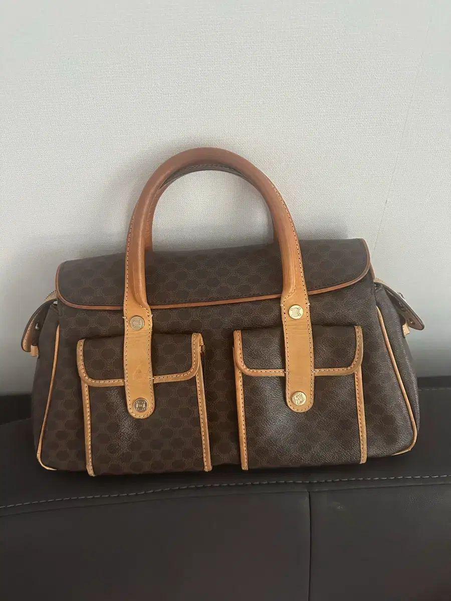 Celine セリーヌ マカダム トートバッグ