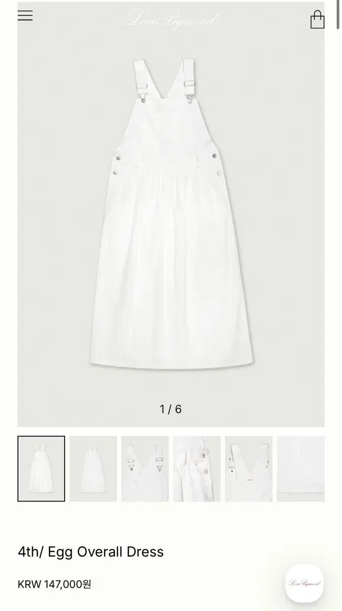 (新品 タグ付き) bymood エッグ オーバーオール ドレス 18,916円