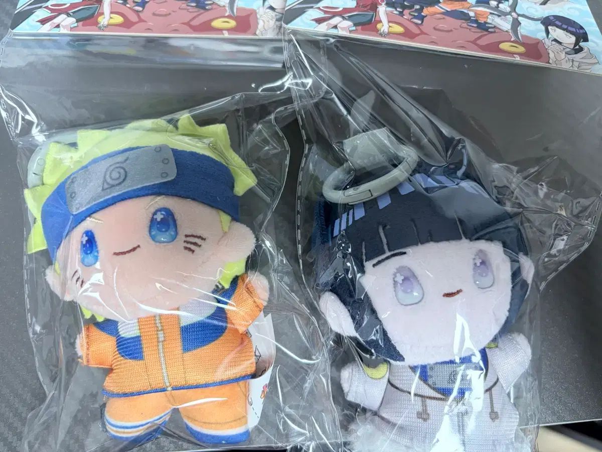 NARUTO -ナルト- 中国 COOGI(クージー) NARUTO -ナルト- & 日向、ヒナタ キーホルダー人形