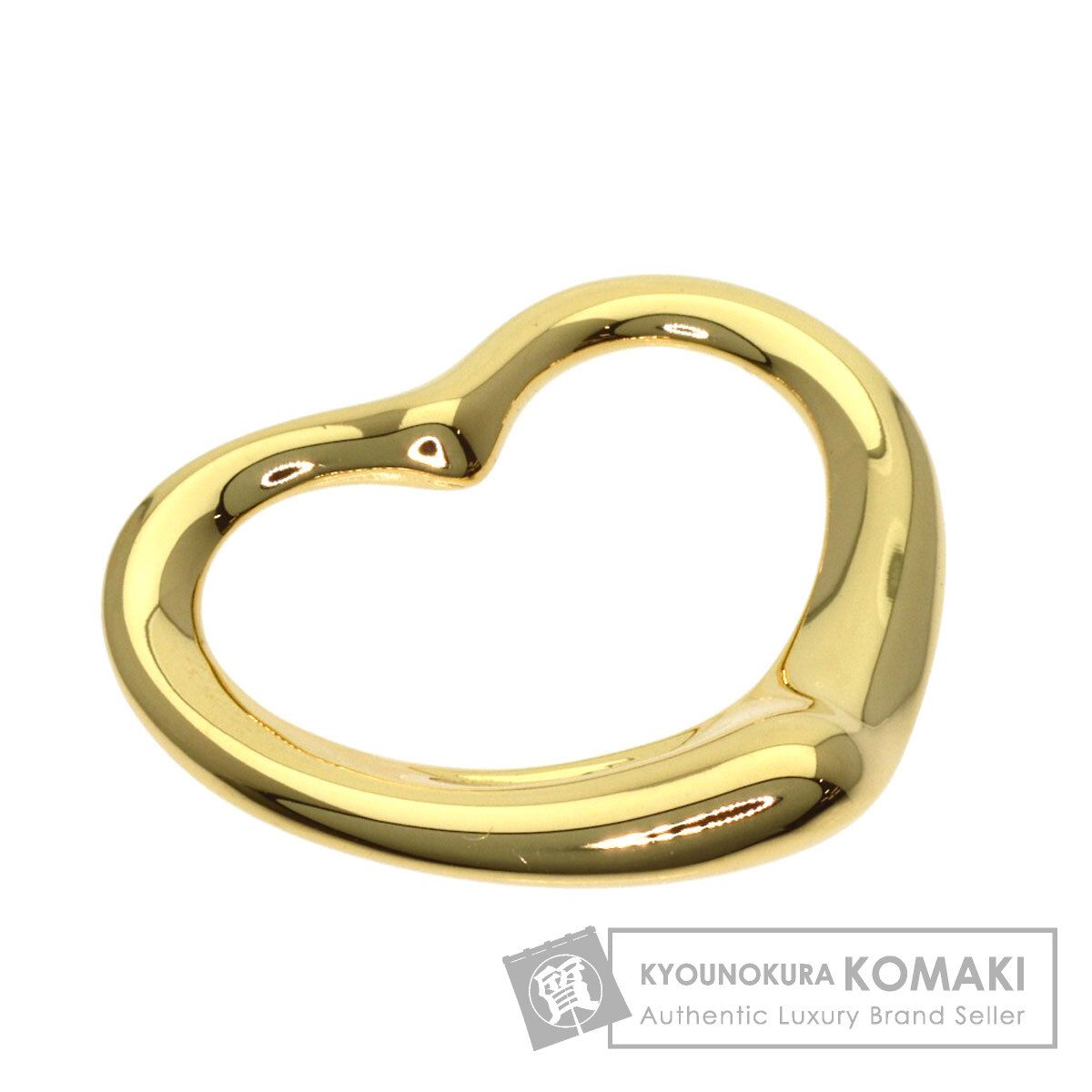 TIFFANY&Co. ティファニー オープンハート ペンダントトップ K18YG レディース [中古]