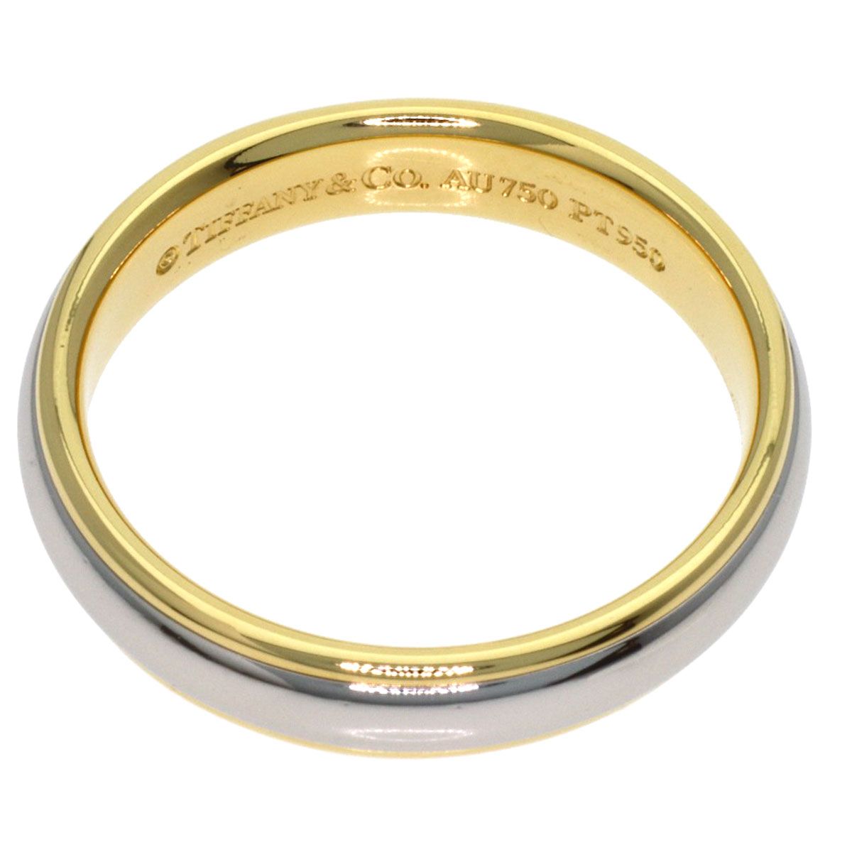 TIFFANY&Co. ティファニー ルシダ バンド リング・指輪 K18YG PT950