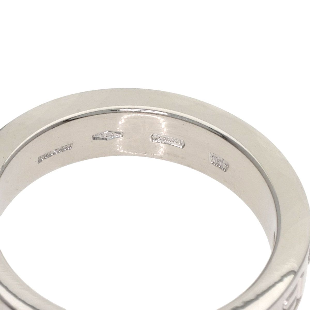 BVLGARI ブルガリ ダブルロゴ 1P ダイヤモンド リング・指輪 K18WG