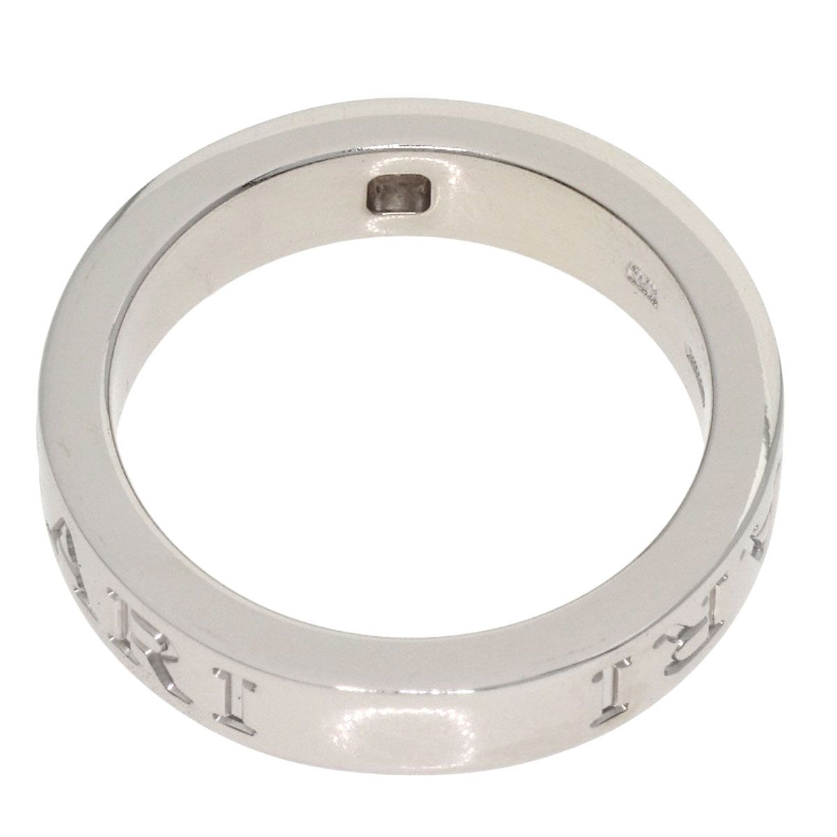 BVLGARI ブルガリ ダブルロゴ 1P ダイヤモンド リング・指輪 K18WG