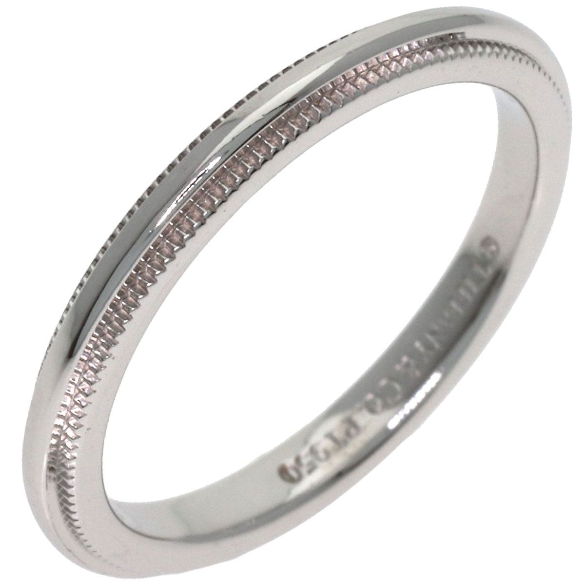 TIFFANY&Co. ティファニー ミルグレイン リング・指輪 PT950 