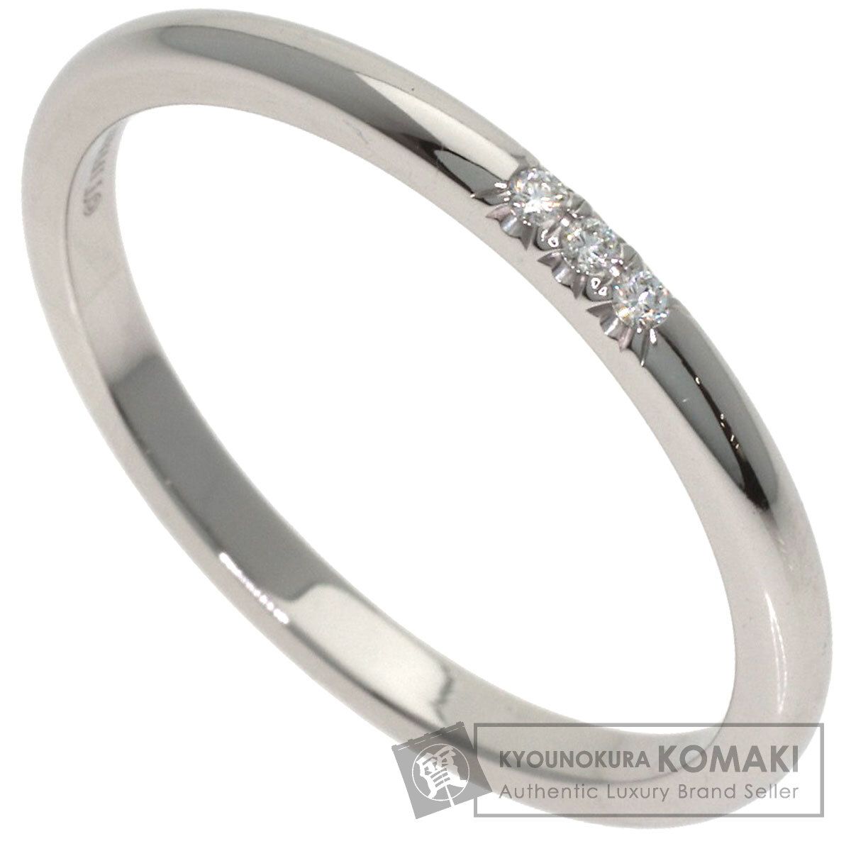 TIFFANY&Co. ティファニー フォーエバー 3P ダイヤモンド リング・指輪 PT950 レディース [中古]