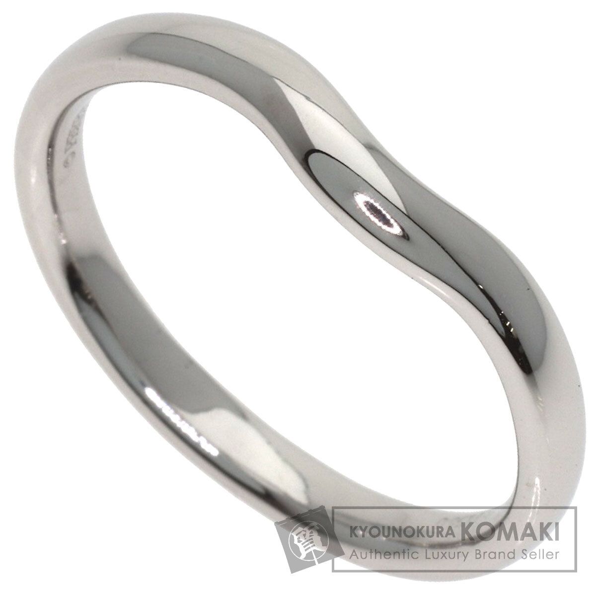 TIFFANY&Co. ティファニー カーブドバンド リング・指輪 PT950