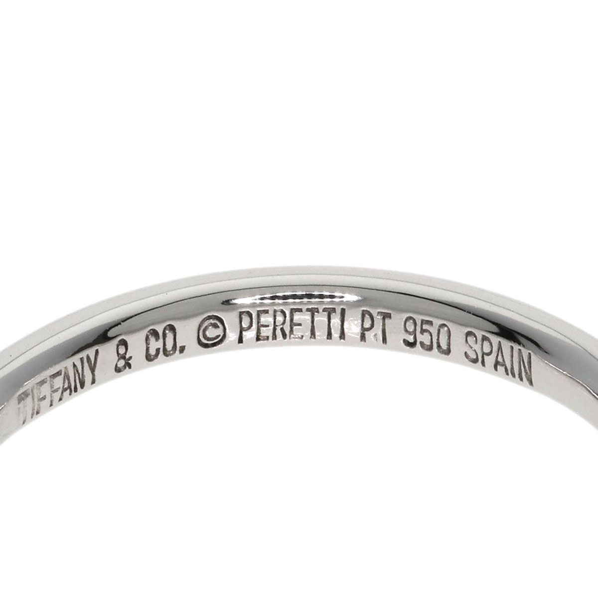 TIFFANY&Co. ティファニー カーブドバンド リング・指輪 PT950